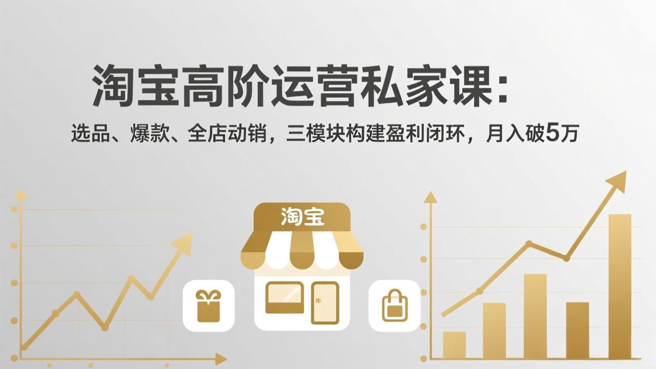 淘宝高阶运营私家课(更新26年4月18-青禾学社