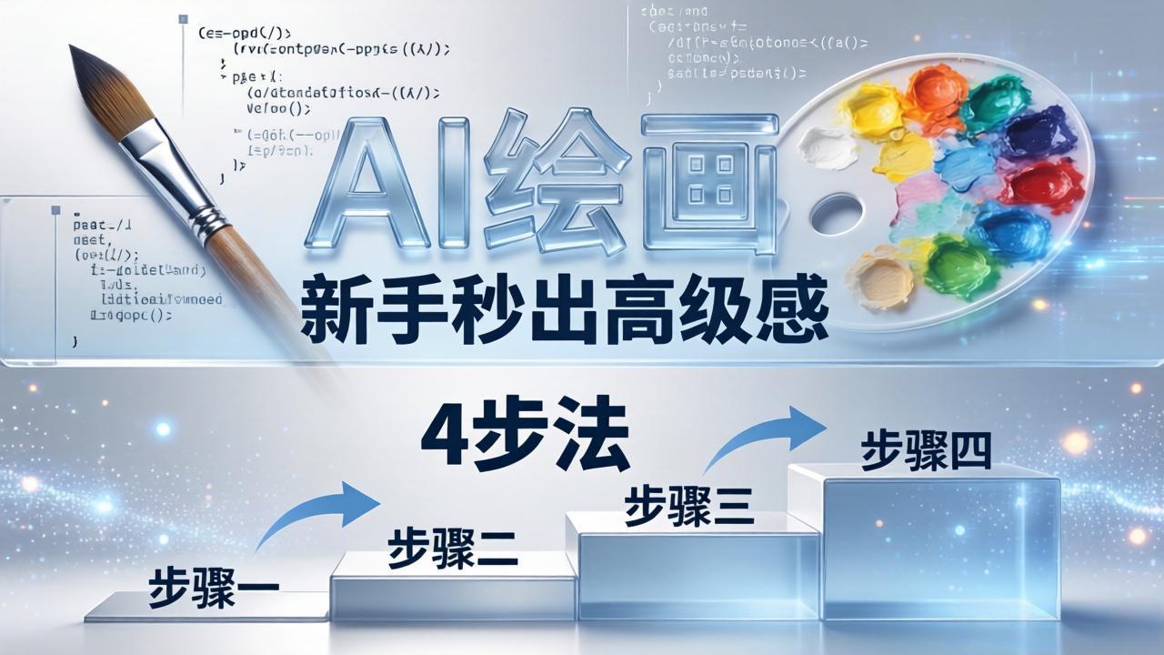 AI绘画入门别再硬磕了！即梦4步法：万能提示词公式+BRTR框架，新手秒出高级感-青禾学社