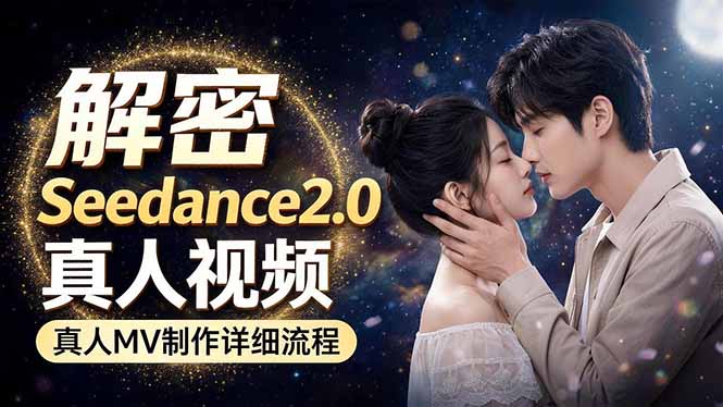 Seedance 2.0电影级真人 MV全流程拆解：提示词、运镜、粒子特效，手把手实操-青禾学社