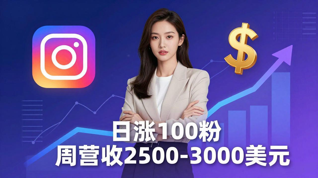 想做数字产品？Sheri亲授：日涨100粉、每周2500至3000美元的营收，Instagram躺着赚-青禾学社