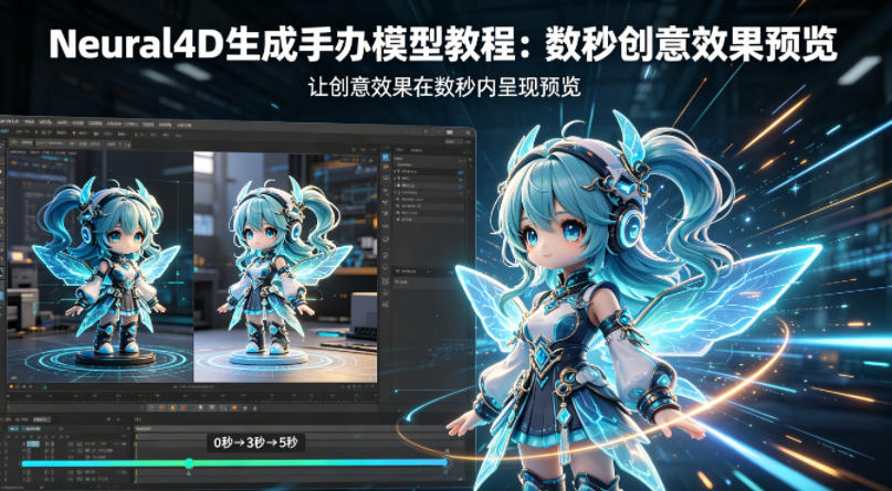 Neural4D生成手办模型教程，让创意效果在数秒内呈现预览-青禾学社