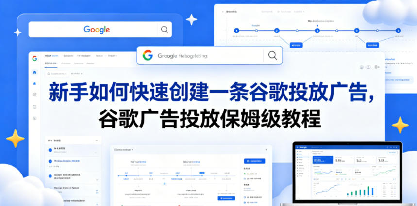 新手如何快速创建一条谷歌投放广告，谷歌广告投放保姆级教程-青禾学社