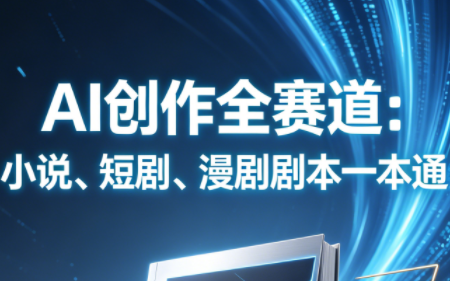 AI创作全赛道：小说、短剧、漫剧剧本一本通(更新5月)-青禾学社