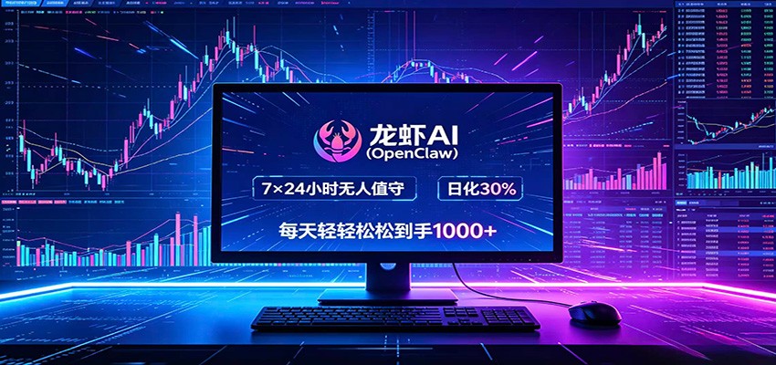 龙虾AI(OpenClaw)全自动挂机，智能操控电脑高效执行任务，每天轻松到手四位数-青禾学社