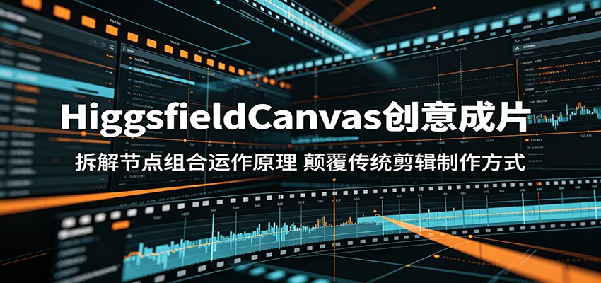 HiggsfieldCanvas创意成片：拆解节点组合运作原理，颠覆传统剪辑制作方式-青禾学社