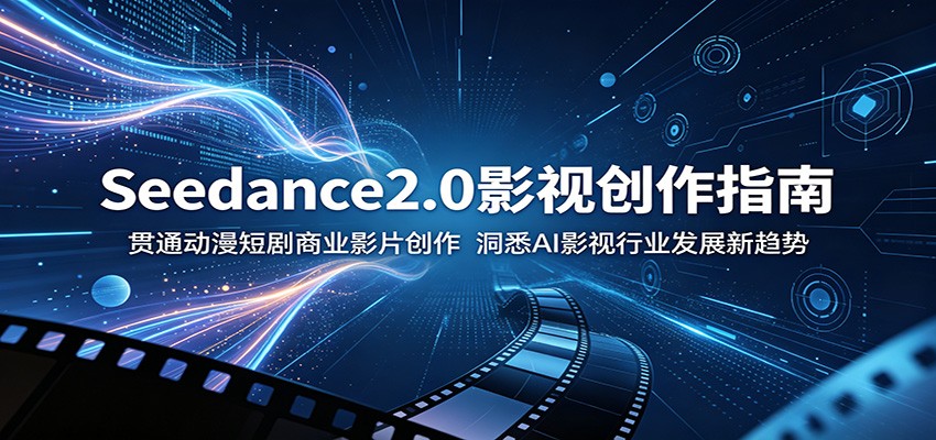 Seedance2.0影视创作指南：贯通动漫短剧商业影片创作，洞悉AI影视行业发展新趋势-青禾学社