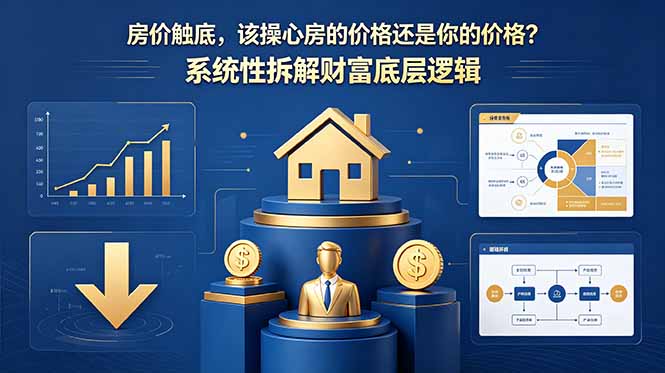 付费文章：房价触底，该操心房的价格还是你的价格？系统性拆解财富底层逻辑-青禾学社