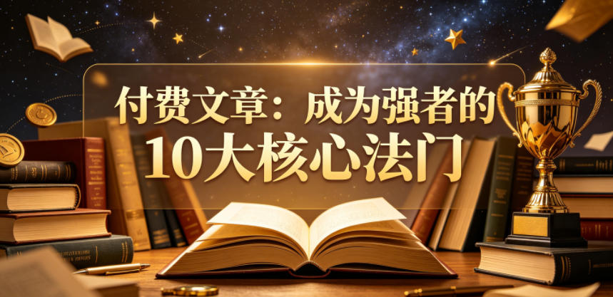 付费文章：成为强者的10大核心法门-青禾学社