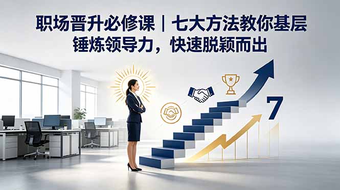 付费文章：职场晋升必修课｜七大方法教你基层锤炼领导力，快速脱颖而出-青禾学社