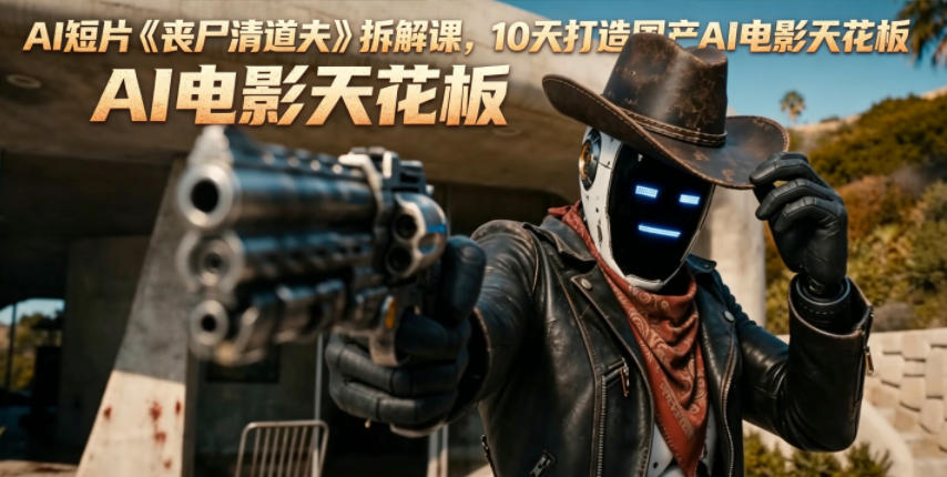 AI短片《丧尸清道夫》拆解课，10天打造国产AI电影天花板-青禾学社