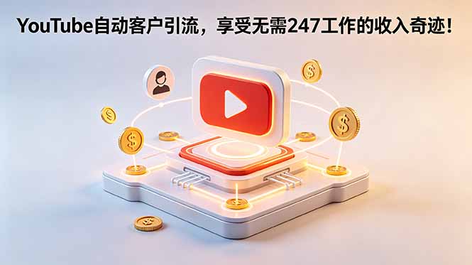 YouTube 自动客户引流,享受无需 247 工作的收入奇迹!【原创双语字幕】-青禾学社