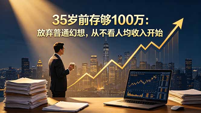 35岁前存够100万:放弃普通幻想,从不看人均收入开始-青禾学社