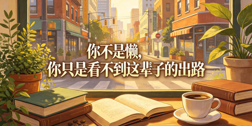付费文章:你不是懒,你只是看不到这辈子的出路-青禾学社