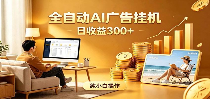 AI风口项目，全程解放双手，后台自动运行赚取收益，每天稳定收益300+-青禾学社