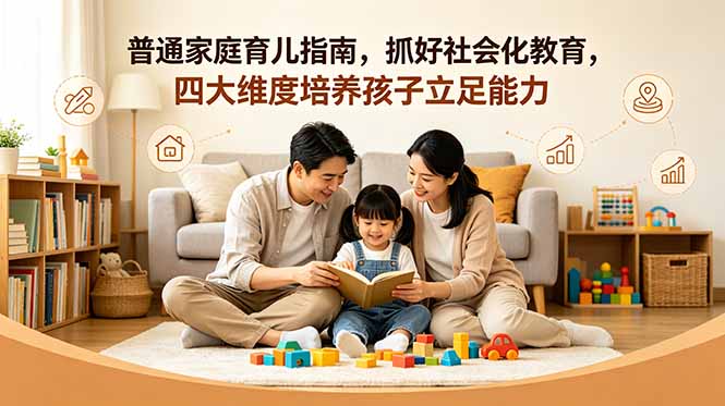 付费文章:普通家庭育儿指南,抓好社会化教育,四大维度培养孩子立足能力-青禾学社