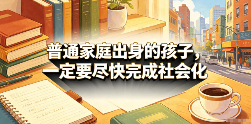 付费文章:普通家庭出身的孩子,一定要尽快完成社会化-青禾学社