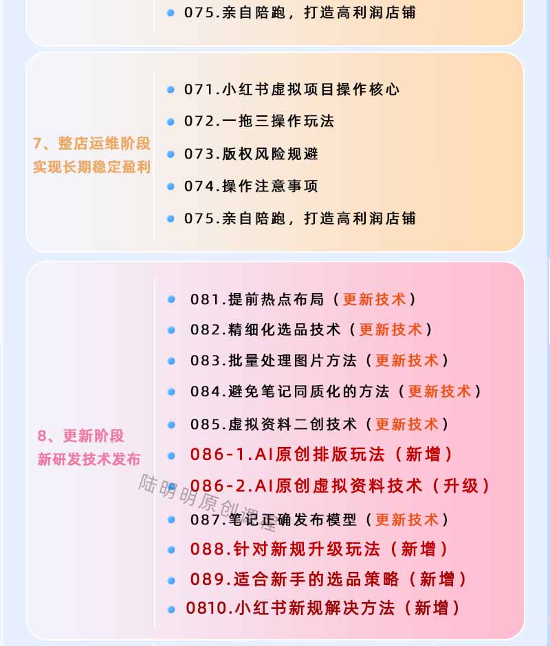 图片[4]-小红书虚拟项目特训班9.0，全面拥抱AI，批量产出原创PPT货源，单品/单店纯利润几万到几十W-青禾学社