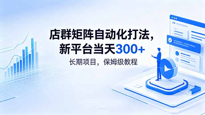 店群矩阵自动化打法，新平台当天300+，长期项目，保姆级教程-青禾学社