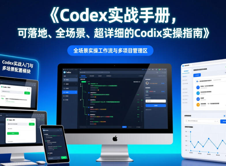 Codex实战手册，可落地、全场景、超详细的Codex实操指南-青禾学社