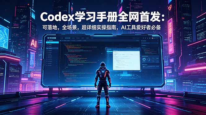 Codex学习手册全网首发：可落地，全场景，超详细实操指南，AI工具爱好者必备-青禾学社