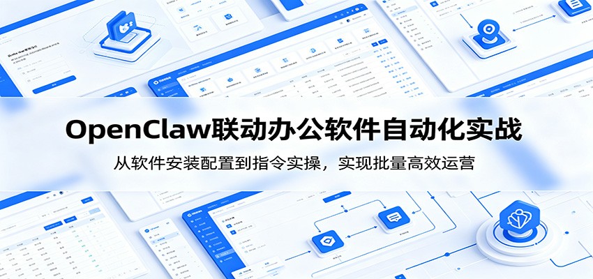 OpenClaw自动化实操课：从软件安装配置到指令实操，实现批量高效运营-青禾学社