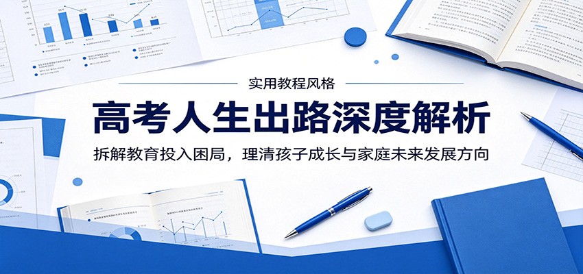 高考人生出路深度解析:拆解教育投入困局,理清孩子成长与家庭未来发展方向-青禾学社