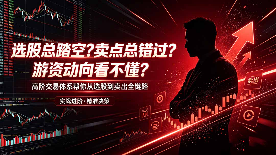 选股总踏空？卖点总错过？游资动向看不懂？高阶交易体系帮你从选股到卖出全链路(更新6月-青禾学社