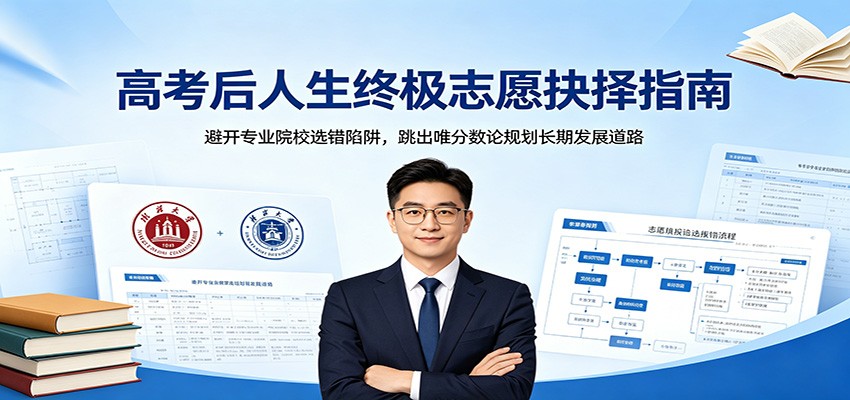 高考后人生终极志愿抉择指南：避开专业院校选错陷阱，跳出唯分数论规划长期发展道路-青禾学社
