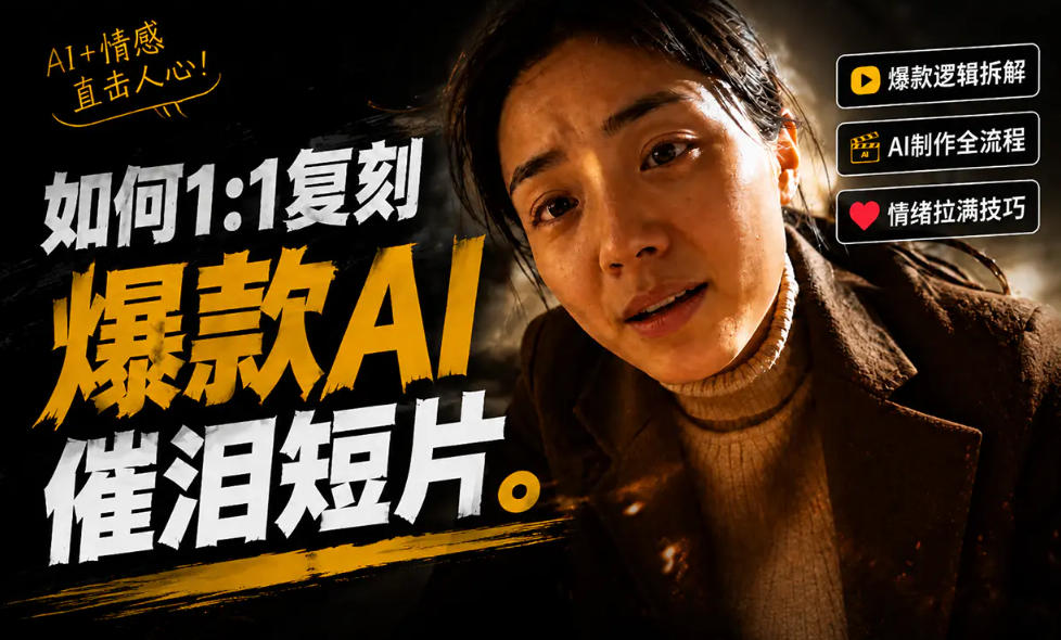 豆包+Gemini生成真人AI短剧-拆解复刻百万爆款第一人称短片，一站式讲透爆款复刻全流程-青禾学社