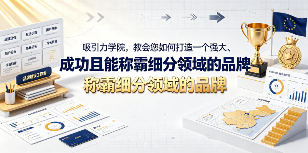 吸引力学院，教会您如何打造一个强大、成功且能称霸细分领域的品牌！【原创双语字幕】-青禾学社