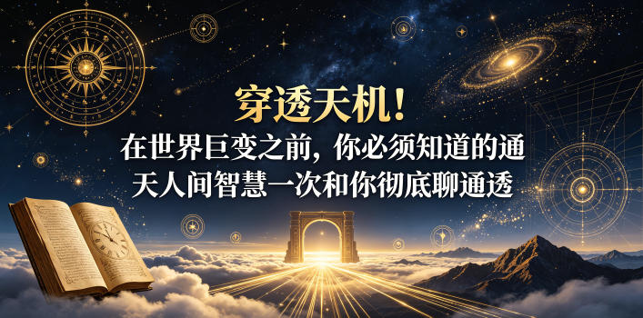 付费文章：穿透天机！在世界巨变之前，你必须知道的通天人间智慧一次和你彻底聊通透-青禾学社