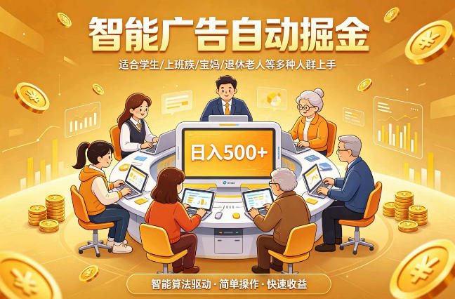 2026年最好做的项目：自动掘金项目，小白轻易上手，单日轻松收入500+【揭秘】-青禾学社