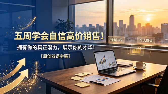 五周学会自信高价销售！拥有你的真正潜力，展示你的才华！【原创双语字幕】-青禾学社