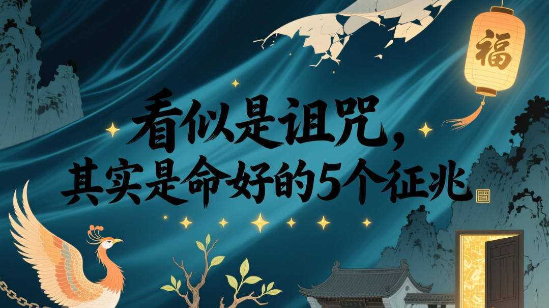 付费文章：看似是诅咒，其实是命好的5个征兆-青禾学社