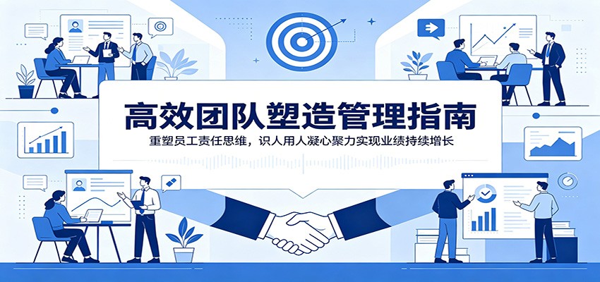 高效团队塑造管理指南：重塑员工责任思维，识人用人凝心聚力实现业绩持续增长-青禾学社