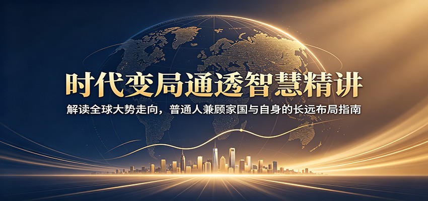 时代变局通透智慧精讲：解读全球大势走向，普通人兼顾家国与自身的长远布局指南-青禾学社