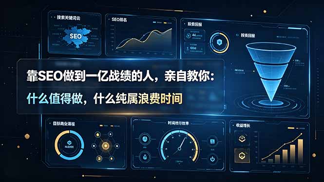 靠SEO做到一亿战绩的人，亲自教你：什么值得做，什么纯属浪费时间【原创双语字幕】-青禾学社