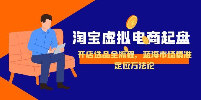 淘宝虚拟电商起盘，开店选品全流程，蓝海市场精准定位方法论-青禾学社