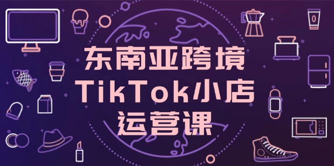 东南亚跨境TikTok小店运营课,掌握店铺设置与流量转化核心技巧-青禾学社