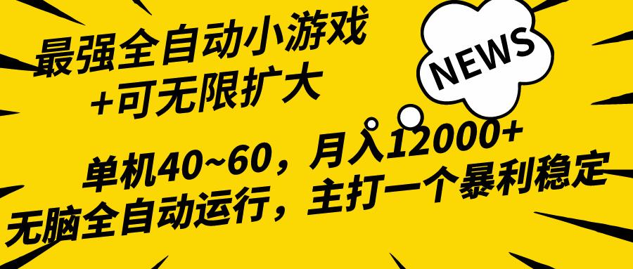 (10046期)2024最新全网独家小游戏全自动,单机40~60,稳定躺赚,小白都能月入过万-青禾学社