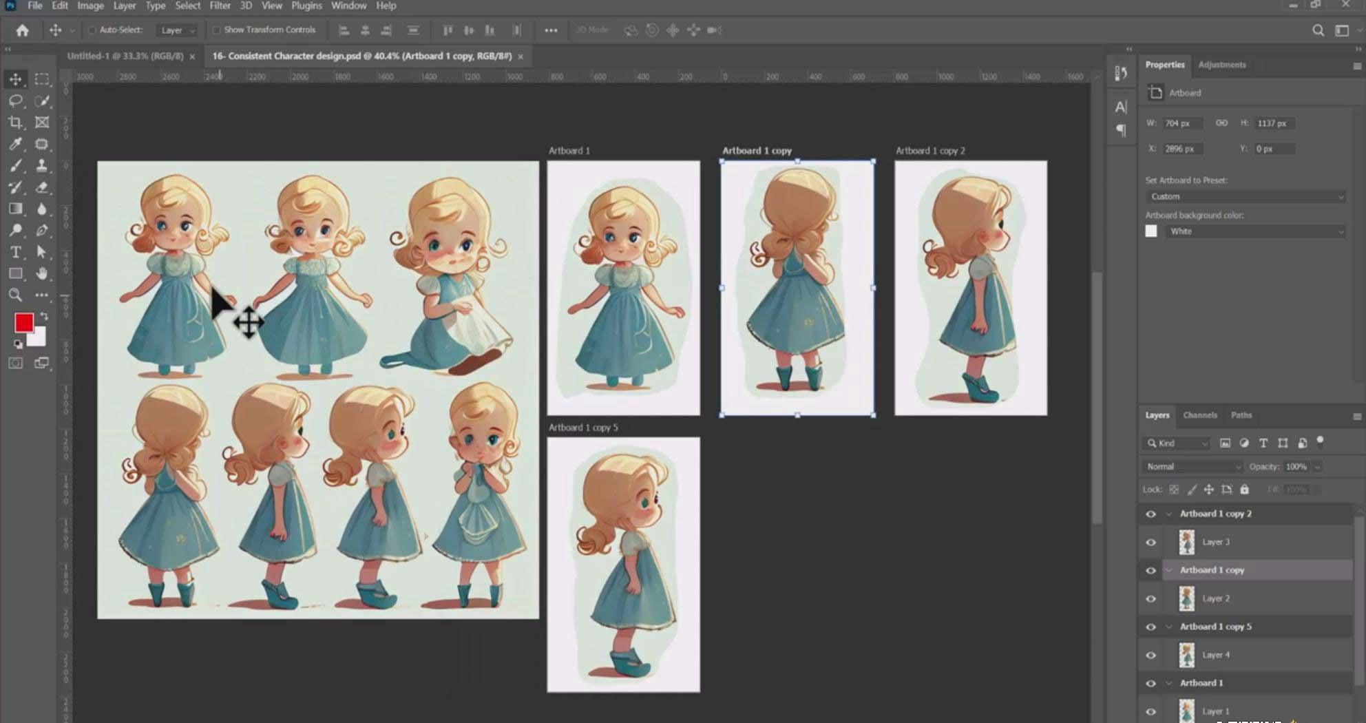 图片[7]-掌握 MidJourney V5 AI + ChatGPT创建一致的角色设计图像-22节课-中英字幕-青禾学社