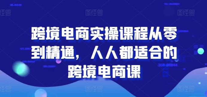 跨境电商实操课程从零到精通，人人都适合的跨境电商课-青禾学社