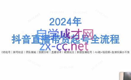 六六老师·2024年抖音直播带货起号全攻略-青禾学社