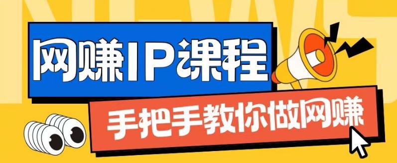 ip合伙人打造1.0,从0到1教你做网创,实现月入过万【揭秘】-青禾学社