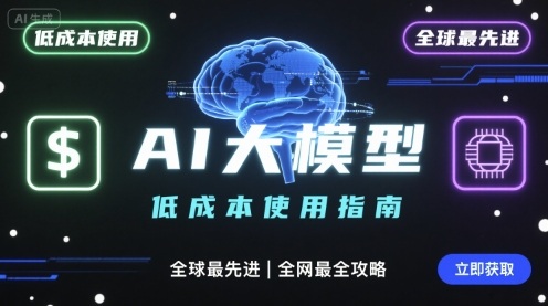 如何低成本使用全球最先进AI大模型，全网最全指南-青禾学社