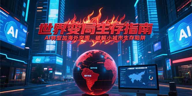 付费文章《世界变局生存指南，AI转型加海外突围，破解小城市生存陷阱》-青禾学社