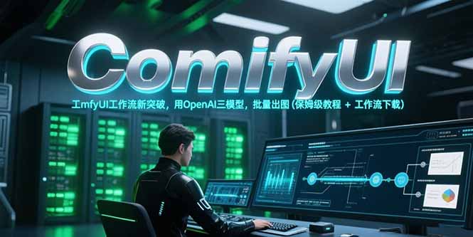 ComfyUI工作流新突破，用OpenAI三模型，批量出图(保姆级教程+工作流下载-青禾学社
