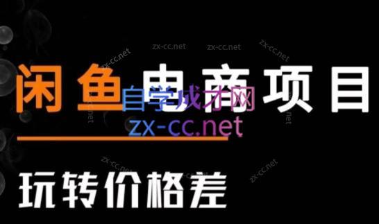 亿创繁星·闲鱼电商项目(玩转价格差)-青禾学社