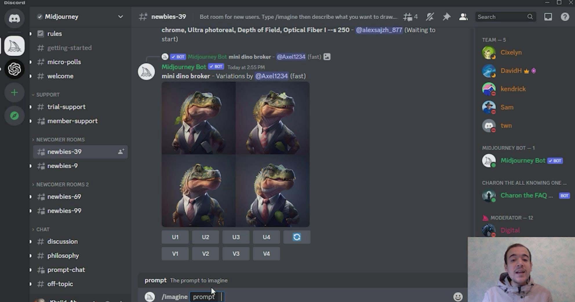 图片[1]-Midjourney 精通教程-使用Midjourney AI创建美丽艺术图像-36节课-中英字幕-青禾学社