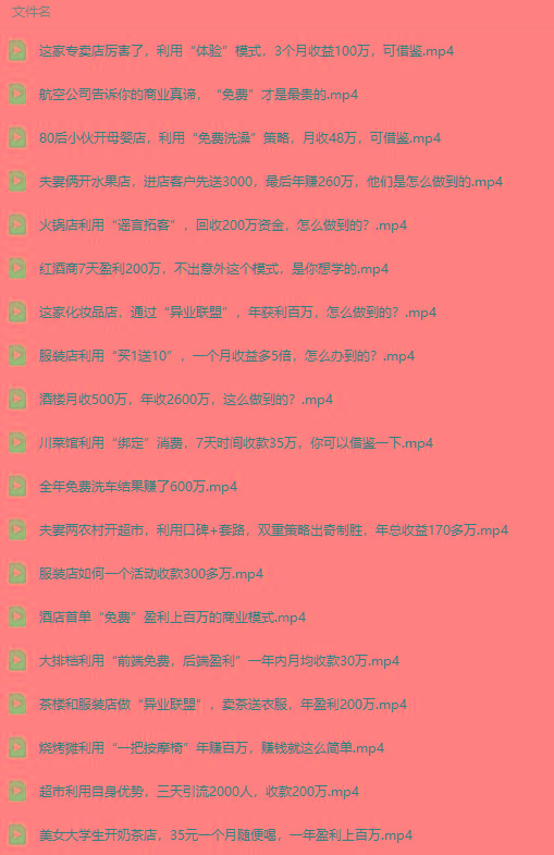 图片[5]-(9607期)真实有效391套商业模式，年入几十到几百万案例解析(电子书+视频+图文)-青禾学社